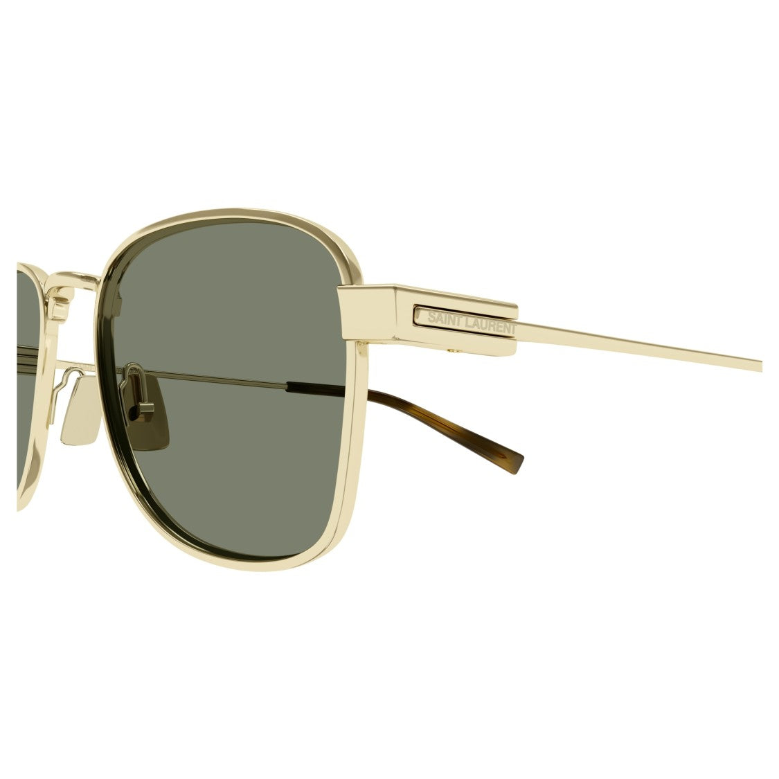 Saint Laurent Sl 741 Rectangular Metal Sunglasses