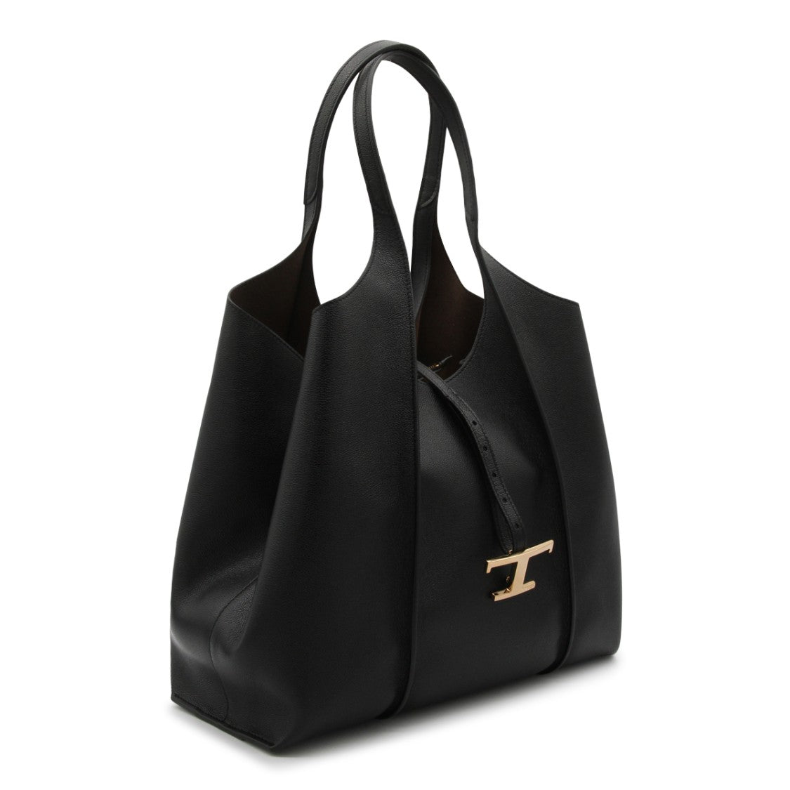 Tod's Black Leather Tote Bag