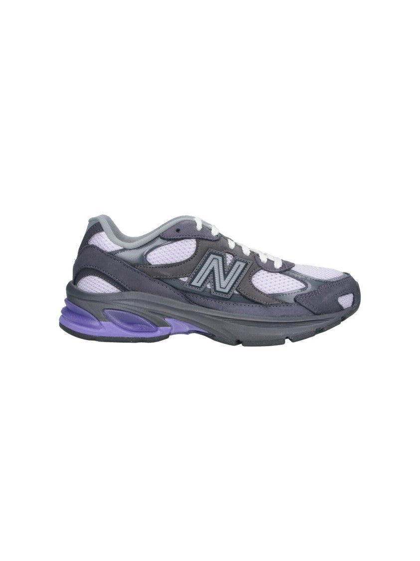New Balance Grey 2010 Suede Contrast Detail Sneakers