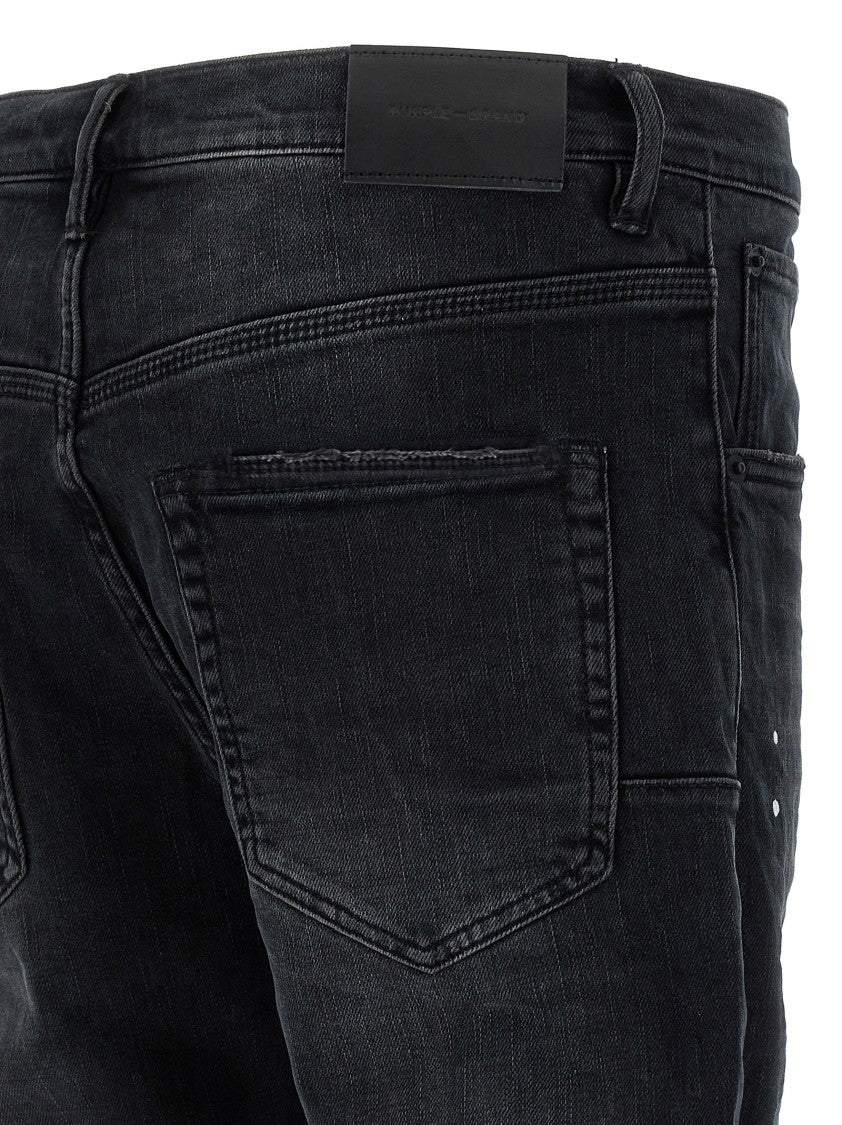 Purple 'Dropped Fit' Jeans