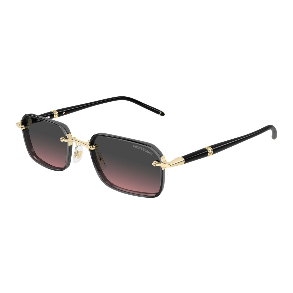 Montblanc Gradient Lens Sunglasses With Gold-Toned Accents