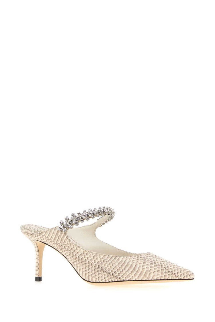 Jimmy Choo Printed Leather Bing 65 Mules