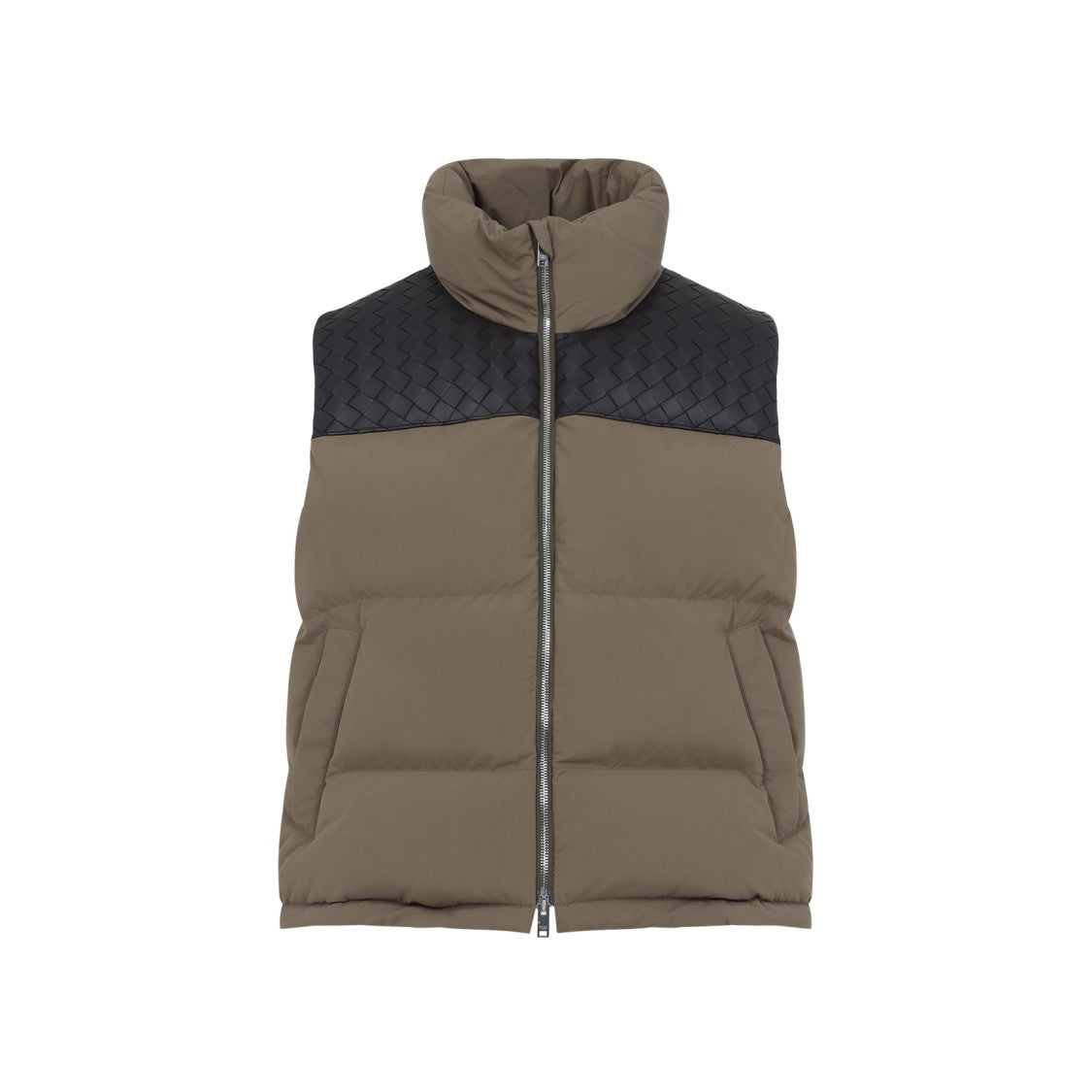 Bottega Veneta Brown Feather Down Jacket