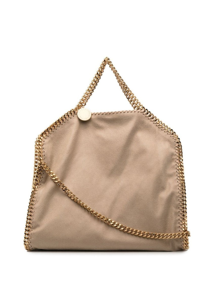 Stella Mccartney Falabella 3-Chain Bag Eco Saggy Deer W/Gold Chain