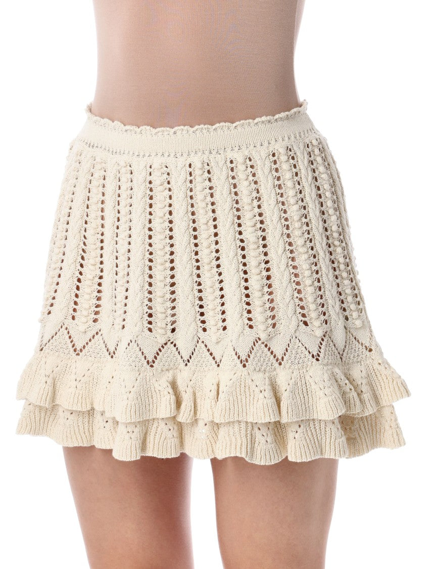 Isabel Marant Étoile Nelle Frilly Knit Skirt