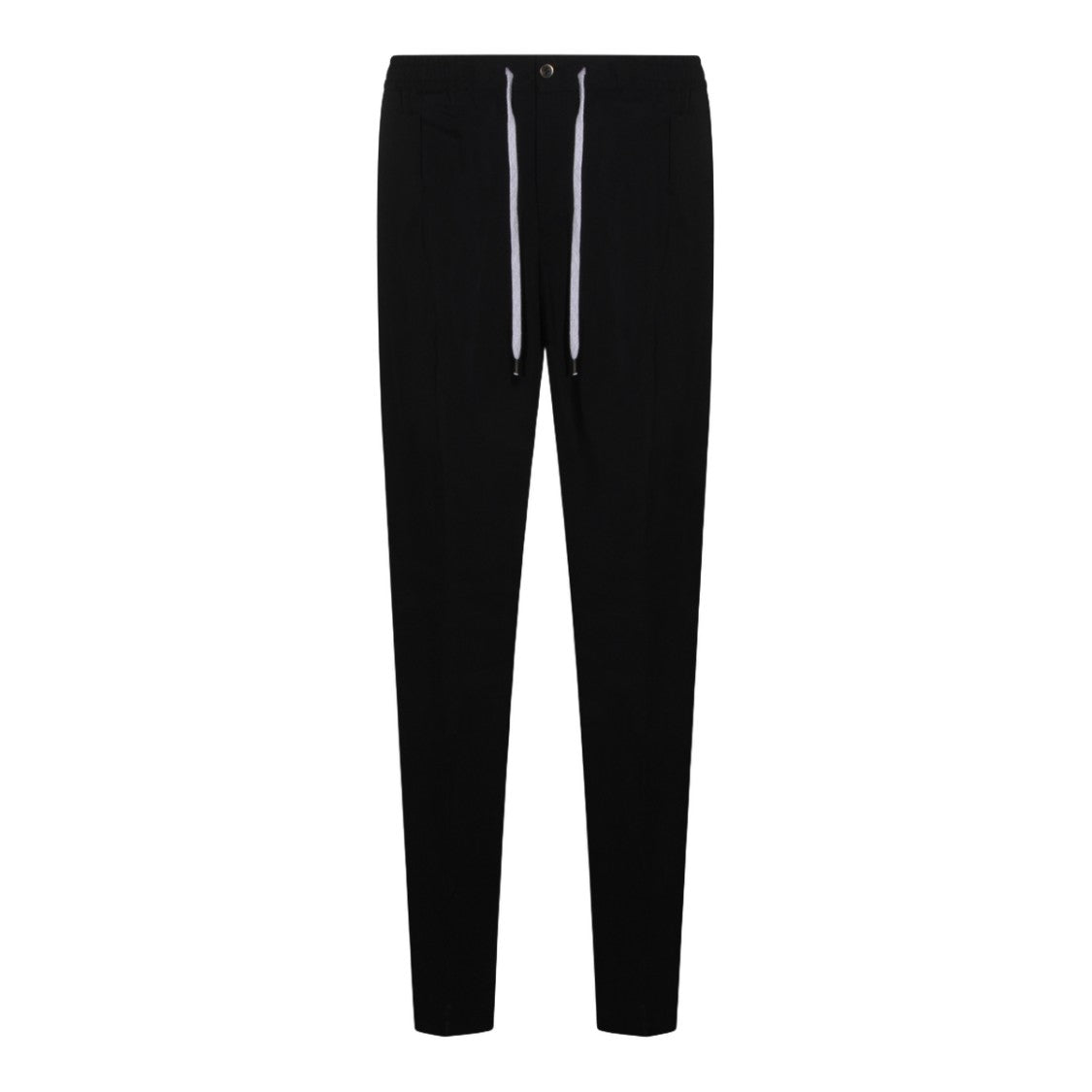 Pt Torino Tailored Black Trousers With Classic Minimalist Design