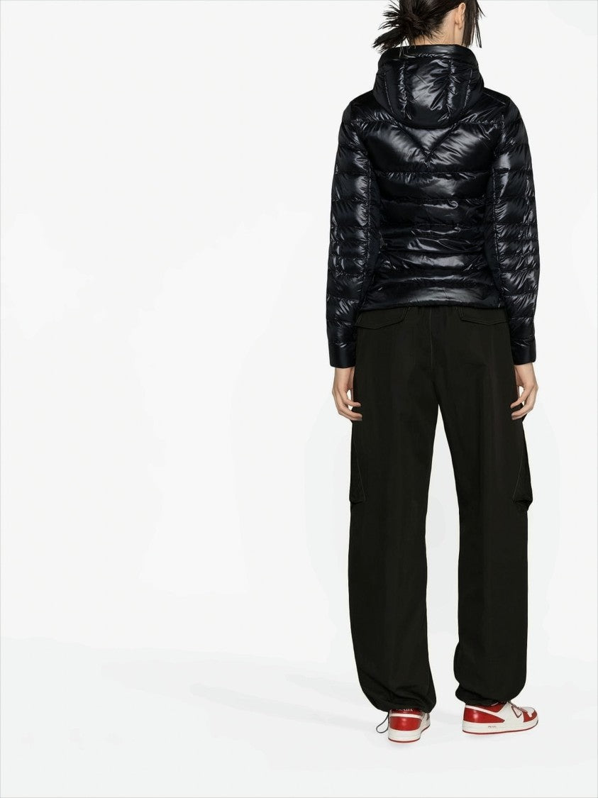 Canada Goose Glossy Quilted Short Padded Jacket With Hood