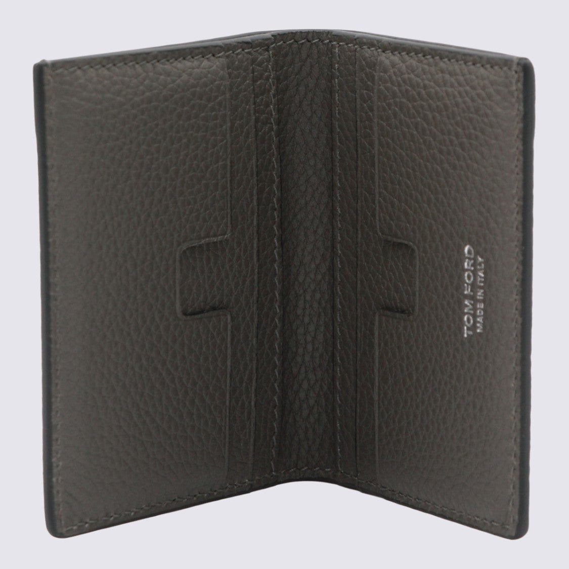 Tom Ford Textured Bi-Fold Wallet With Subtle Embossed Logo