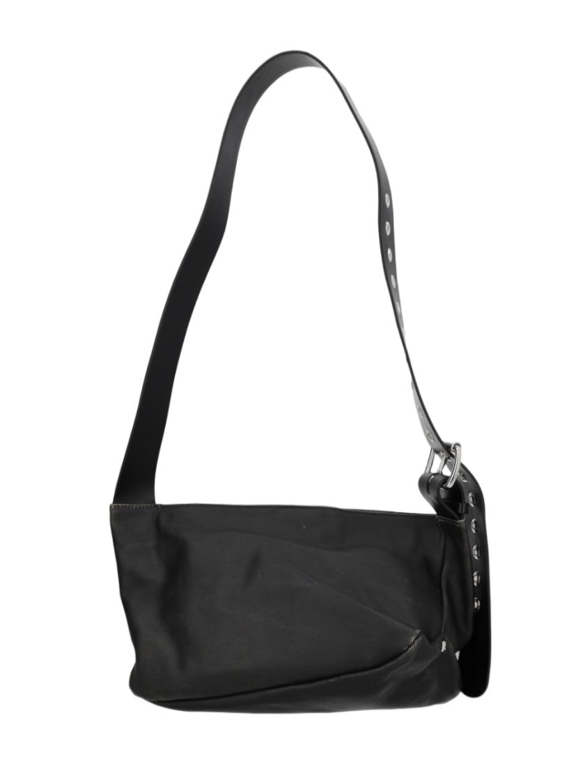 Vivienne Westwood Black Cow Leather Rectangular Crossbody Bag