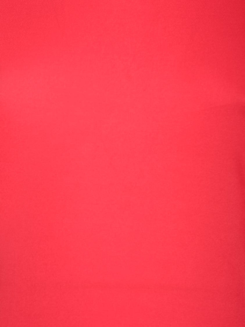 Jacquemus Knee-Length Red Dress With Short Sleeves