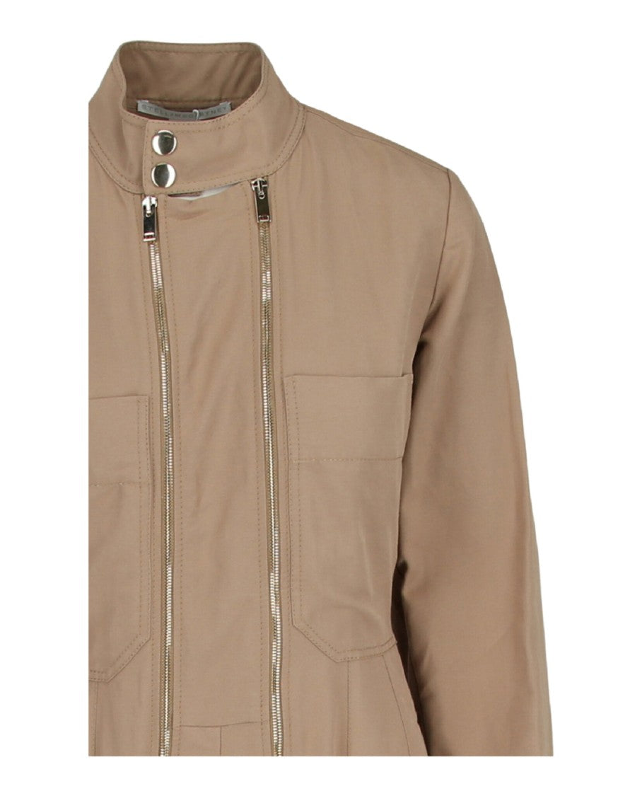 Stella Mccartney Alma Jumpsuit With Mock-Neck And Zip Closure