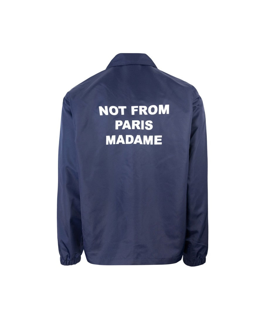 Drôle De Monsieur Slogan Blue Jacket