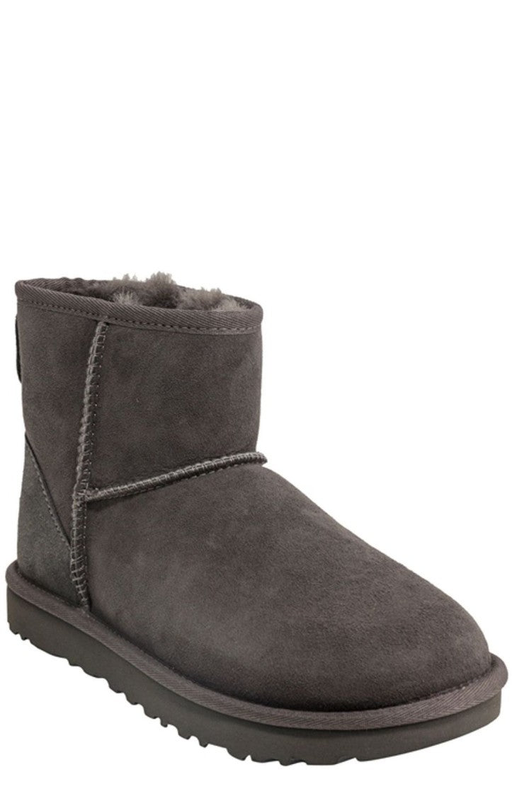 Ugg Suede Ankle Boots With Plush Shearling Lining
