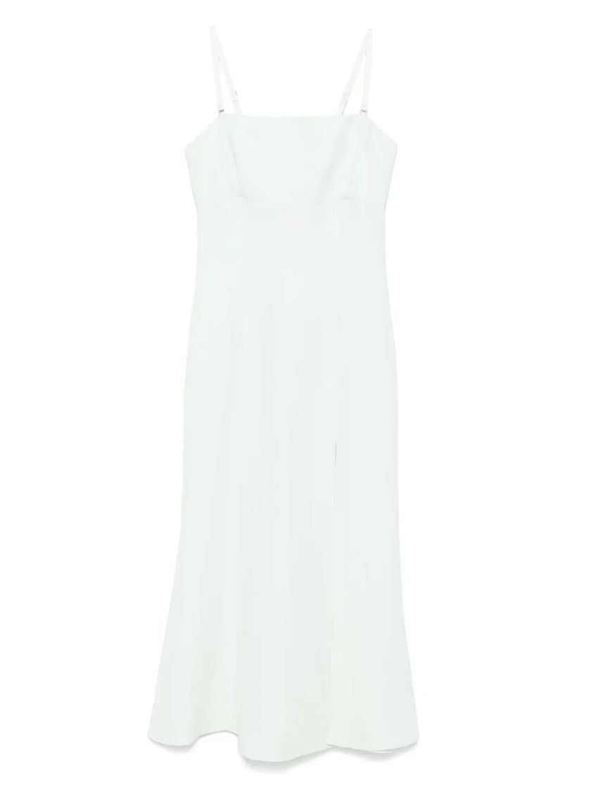 Twin-Set Fitted Midi Dress With Thin Straps