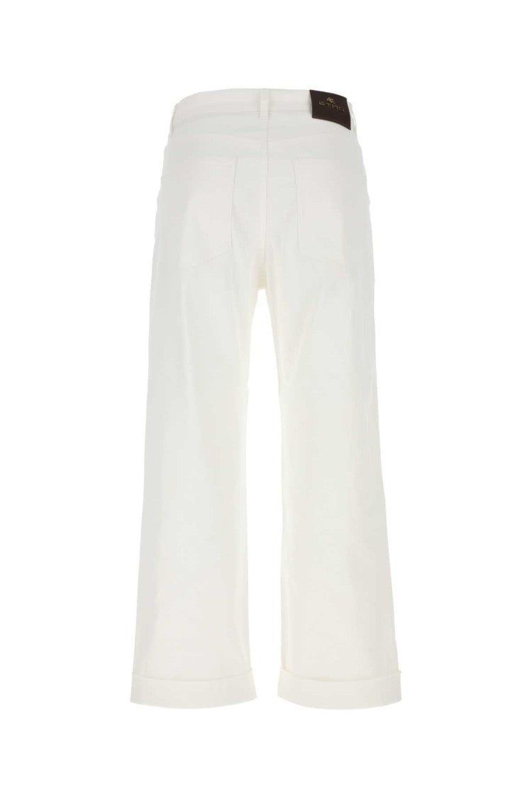 Etro White Stretch Denim Jeans