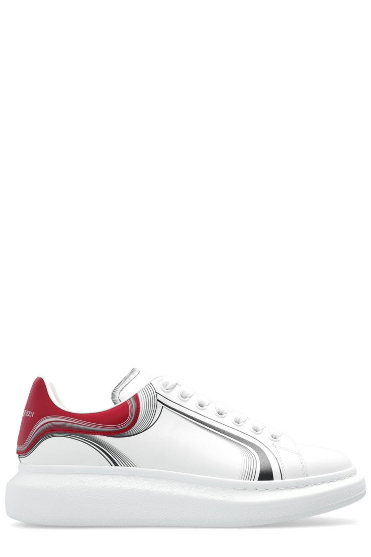 Alexander Mcqueen Smooth Leather Sneakers With Sole