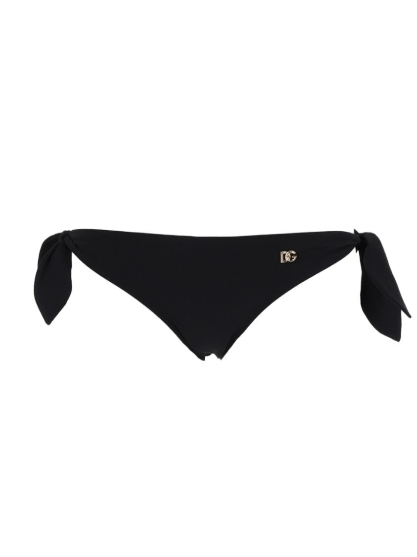 Dolce & Gabbana Bikini Bottom With Side Tie And Bow Detail