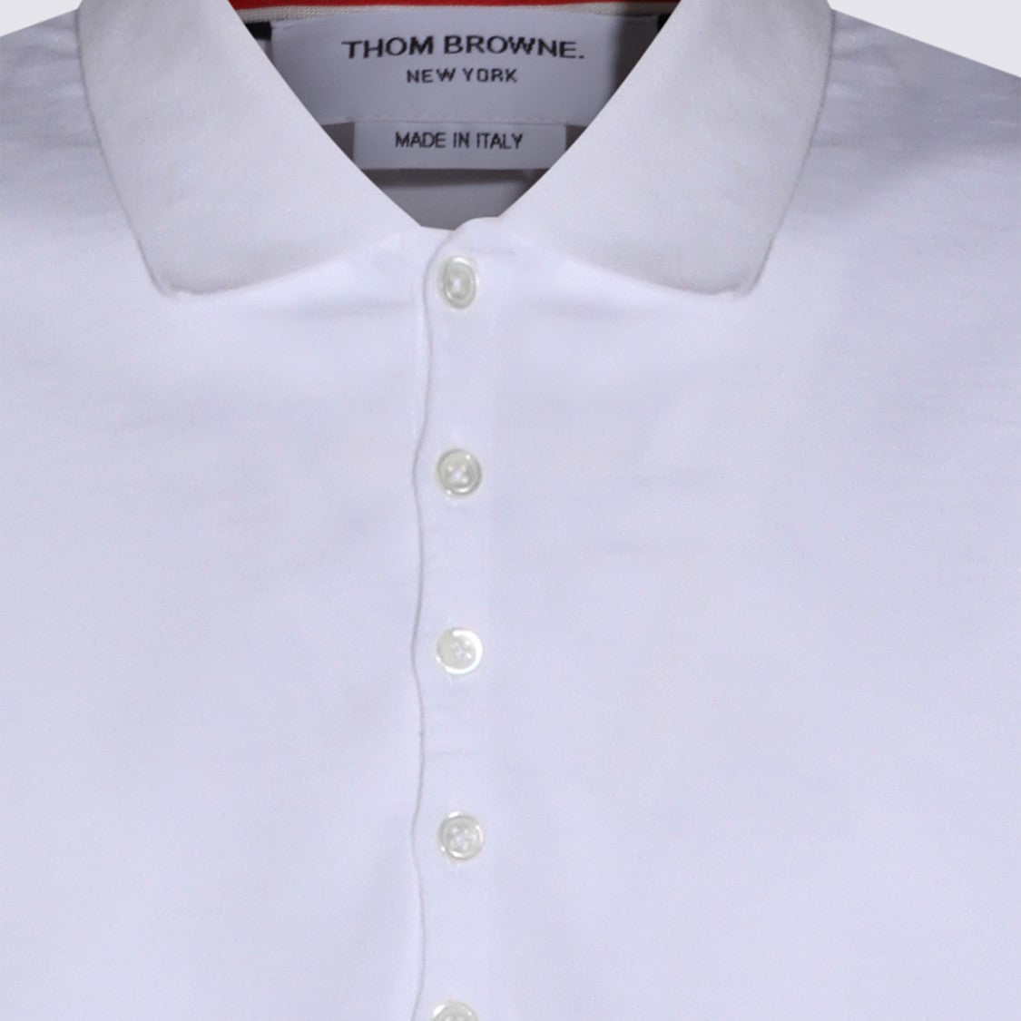 Thom Browne Minimalist White T-Shirt With Appeal