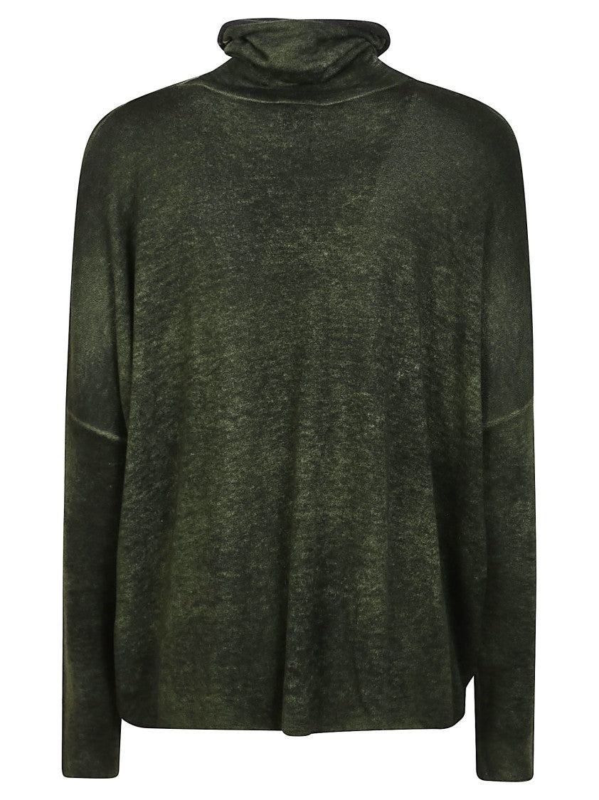 Avant Toi Hand-Painted Cashmere Blend Turtleneck Sweater