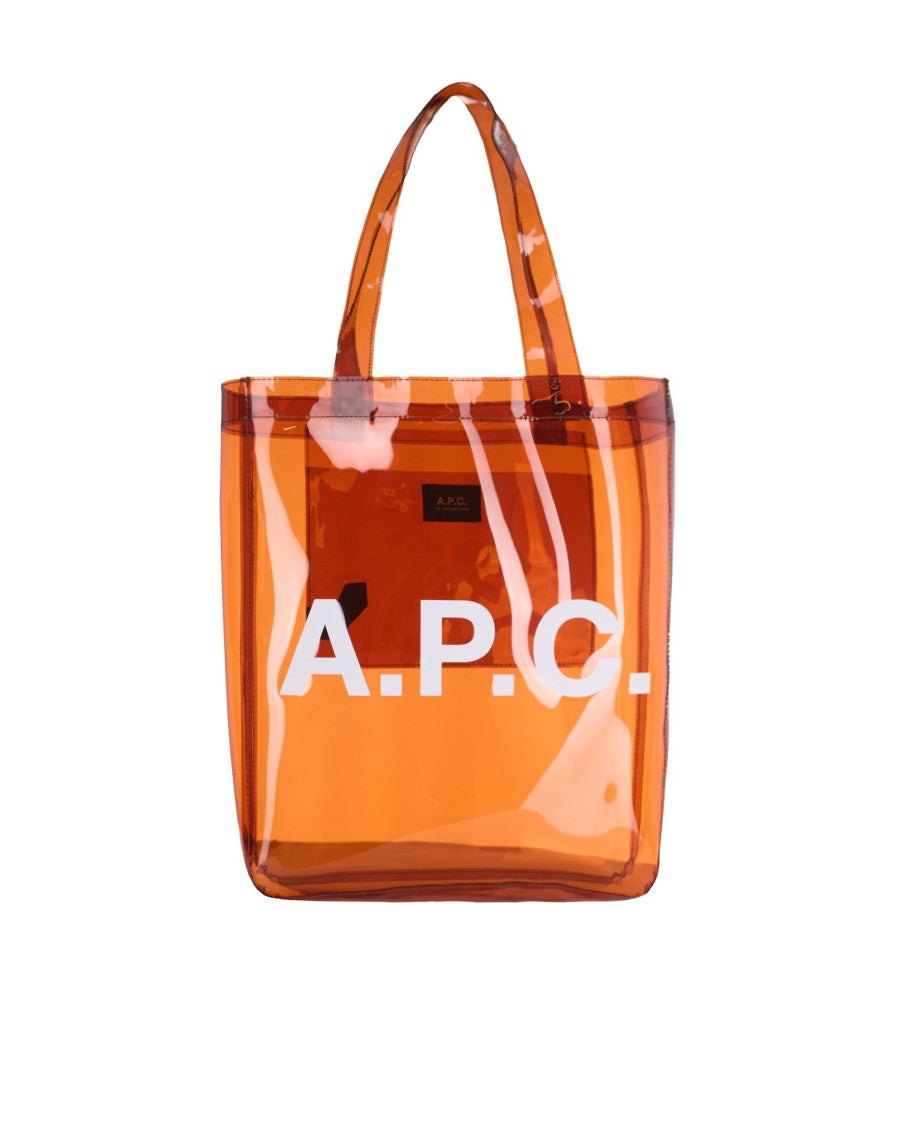 A.P.C. Lou Tote Shoulder Bag In Dark Brown