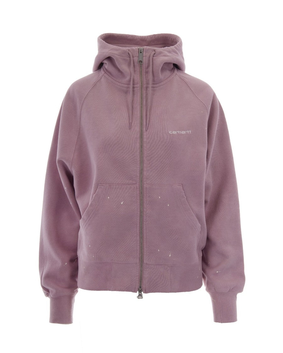 Carhartt Wip Splatter Women Hooded Painter Cotton Hoodie