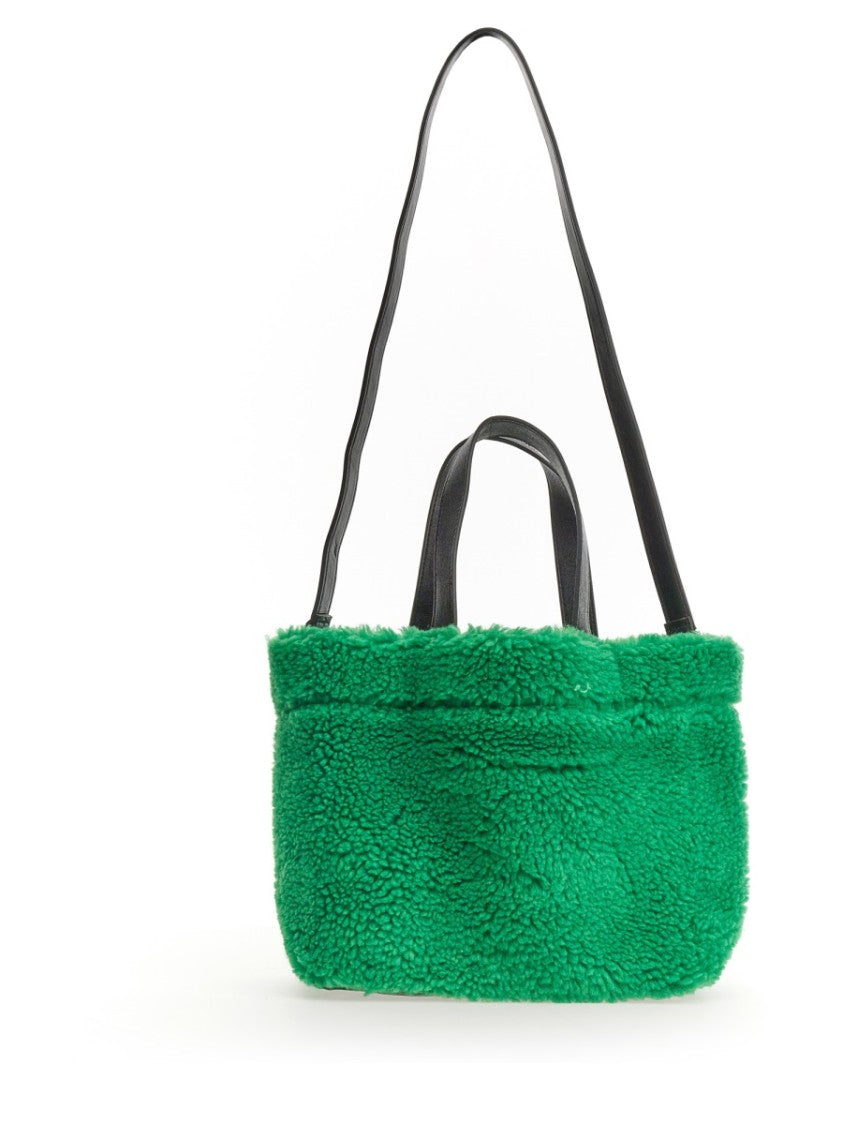 Stand Studio Plush Green Shopping Bag