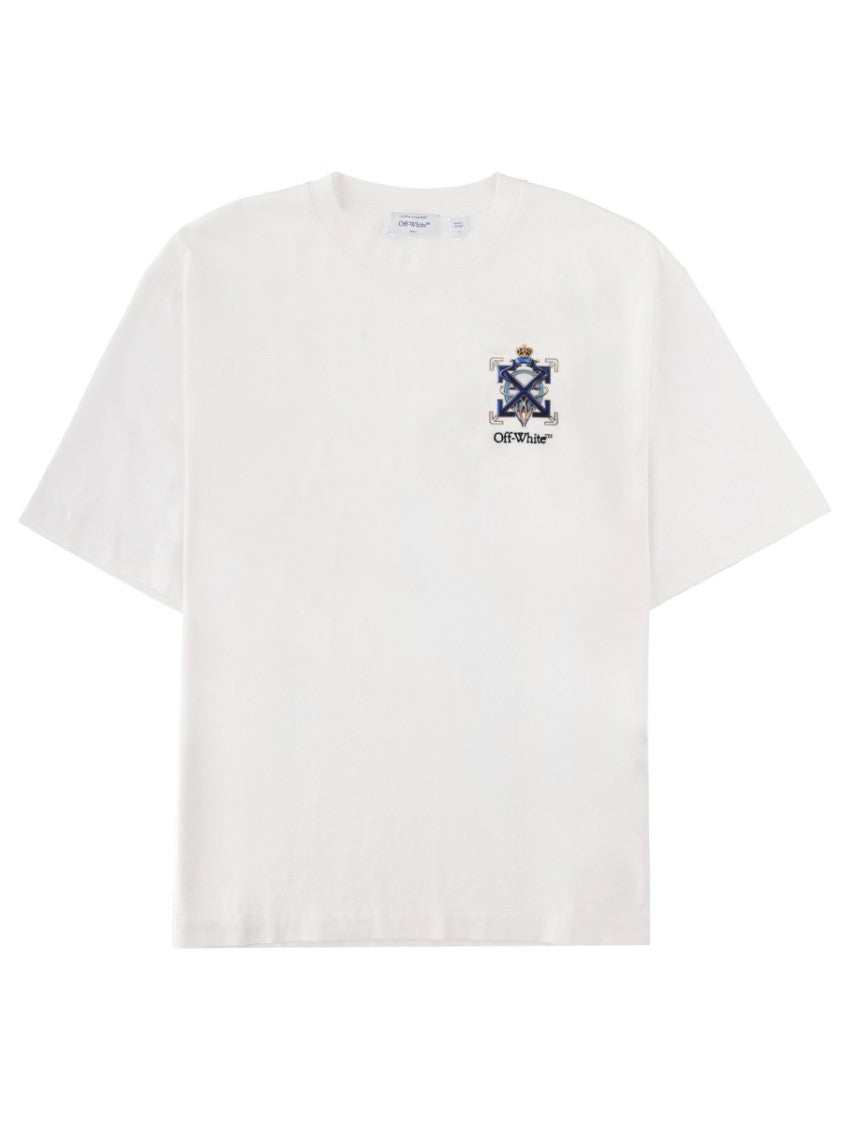 Off-White Kaleidoscope Graphic Cotton Crew Neck T-Shirt