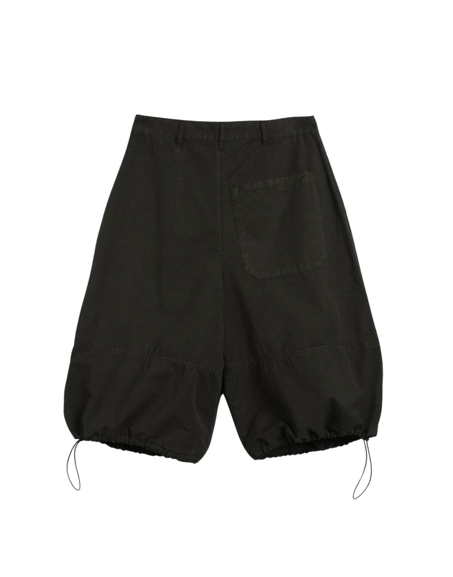 Youmustcreate Dark Green Salba Garment-Dyed Short