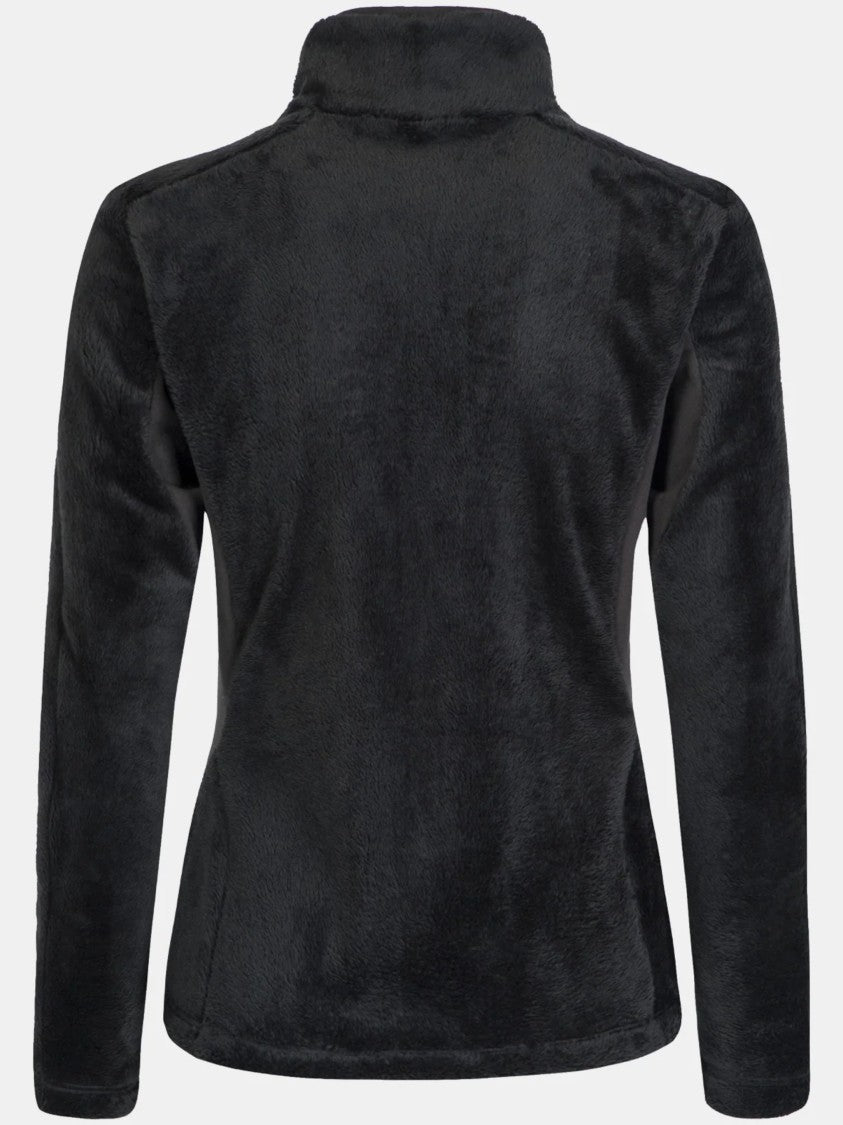 Montura High-Collared Fitted Jacket With Plush Texture And Zippered Pockets