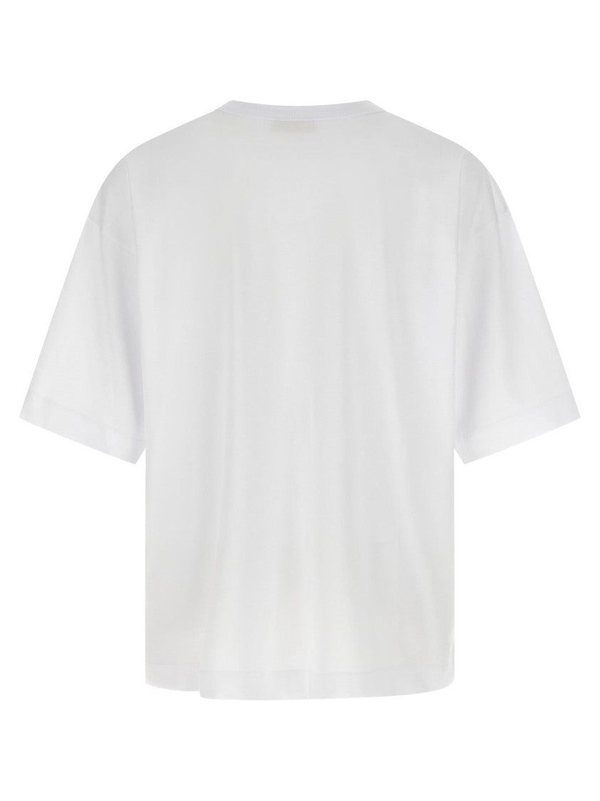 Dries Van Noten Classic White T-Shirt With Comfortable Fit