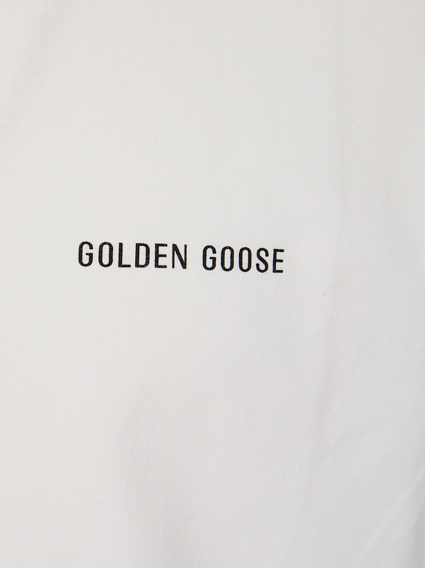 Golden Goose Lightweight Cotton T-Shirt With Round Neckline