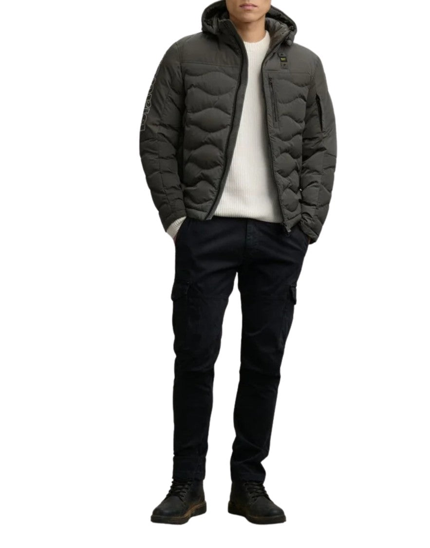 Blauer Usa Ferwood Crinkle-Effect Jacket