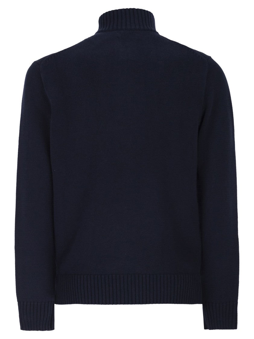 Polo Ralph Lauren Cotton Jumper With Zip Fastening