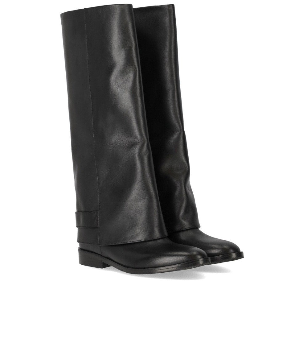 Strategia Black Gaiter Boot