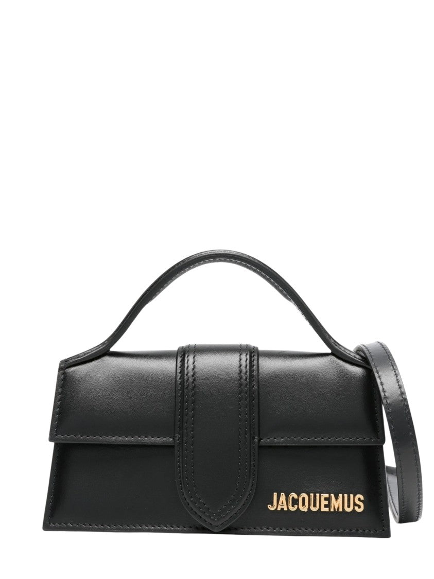 Jacquemus Black Leather Le Bambino Tote Bag
