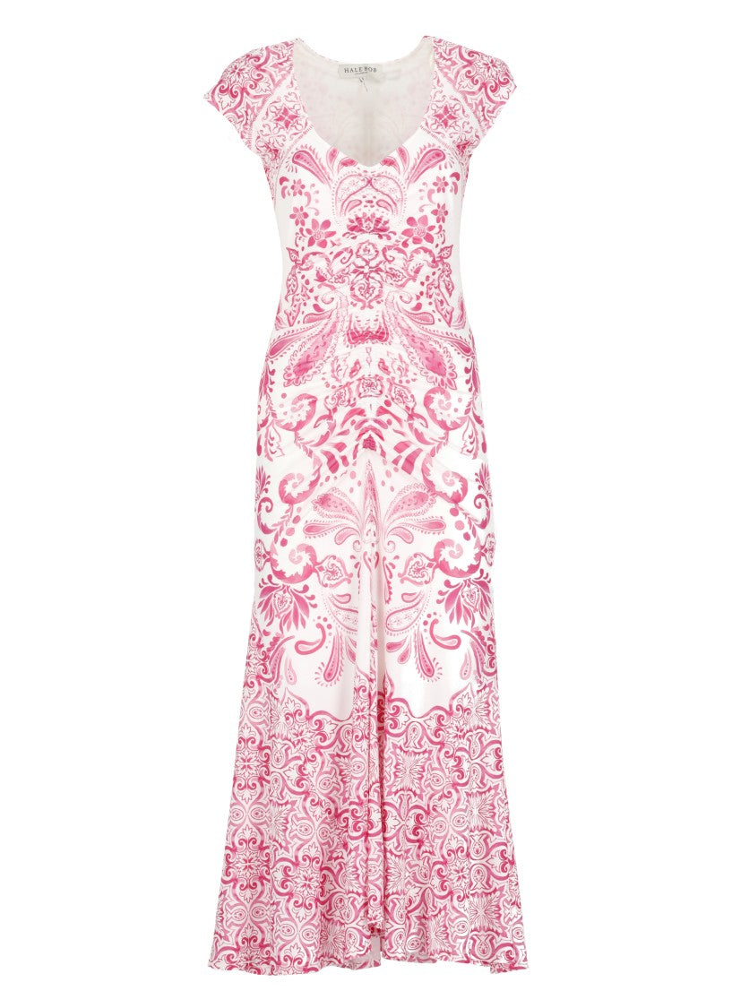 Hale Bob Floral Pattern Maxi Dress