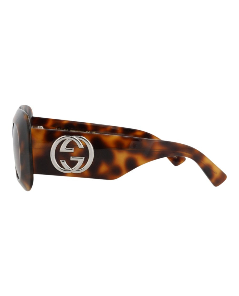 Gucci Square-Frame Recycled Acetate Sunglasses