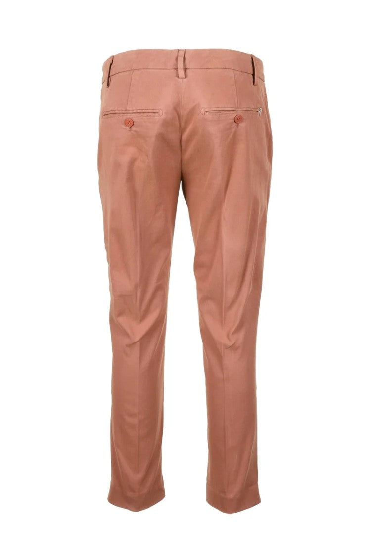 Dondup Old Rose Cotton-Blend Stretch Pants