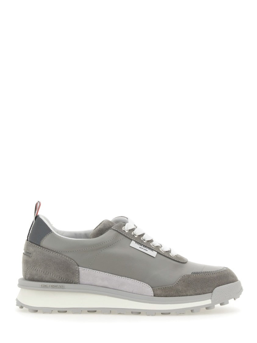 Thom Browne Sneakers With Calf Leather And Suede Upper