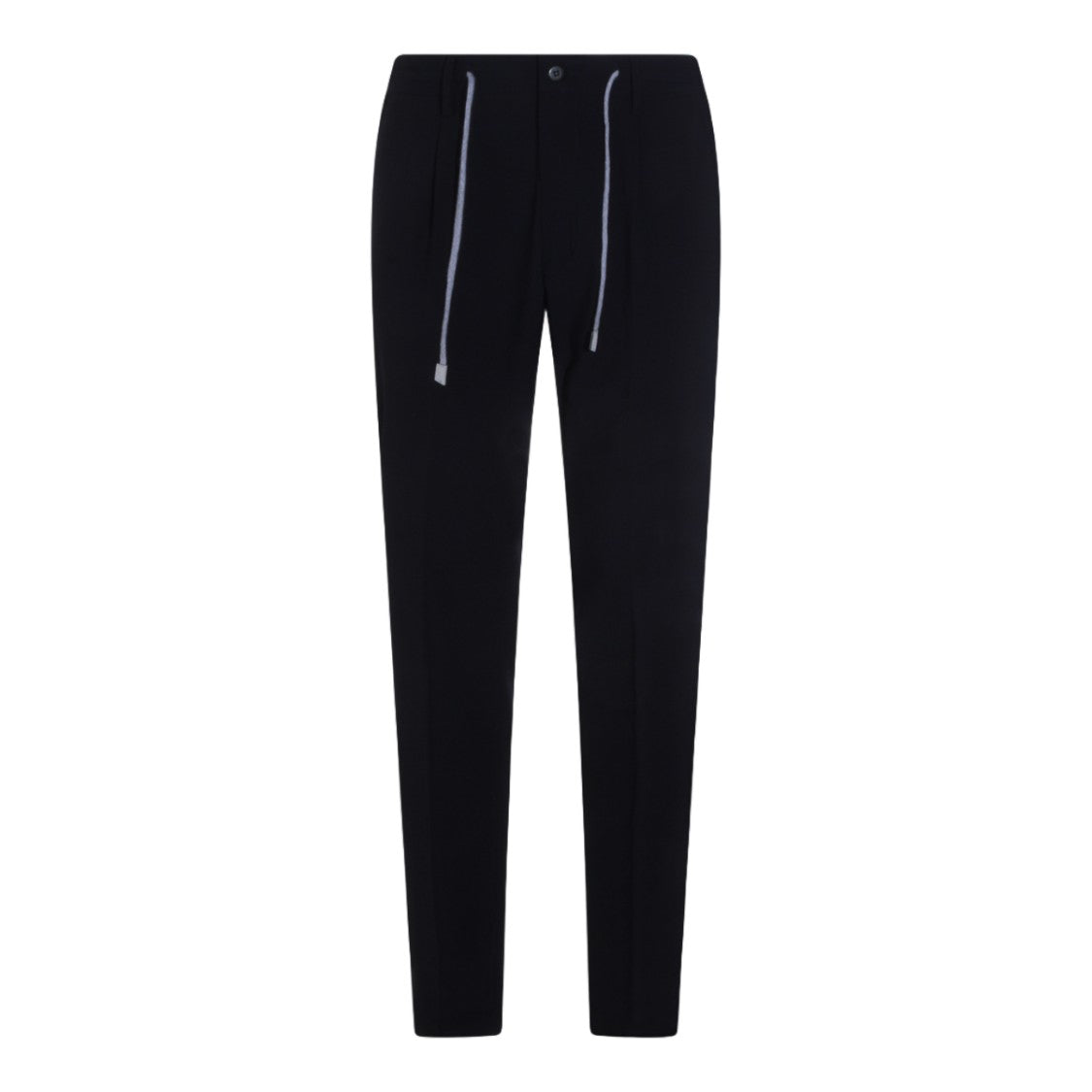 Eleventy Slim Fit Tailored Trousers With Clean Front