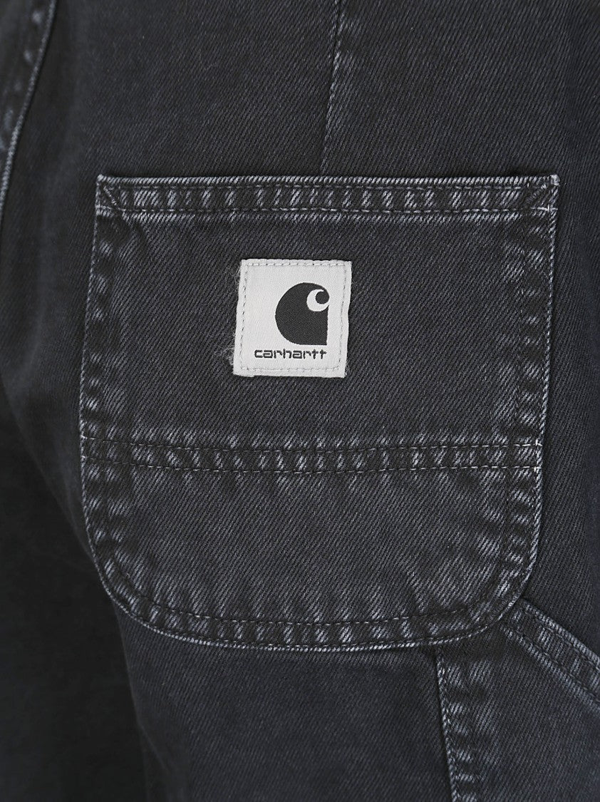 Carhartt Wip Wide-Leg Black Denim Jeans