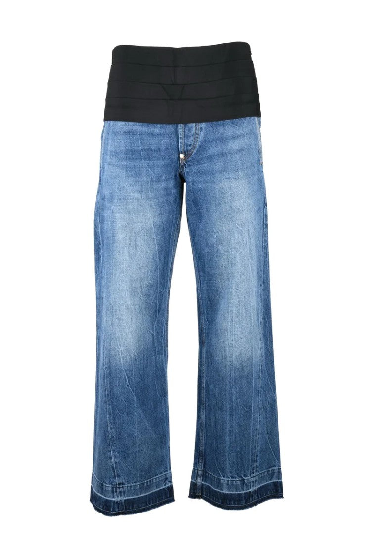 Stella Mccartney Wide Leg Jeans - Black/Blue