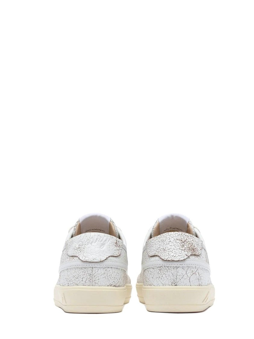 Autry Windscape Low Man Cracked Leather Low-Top Sneakers