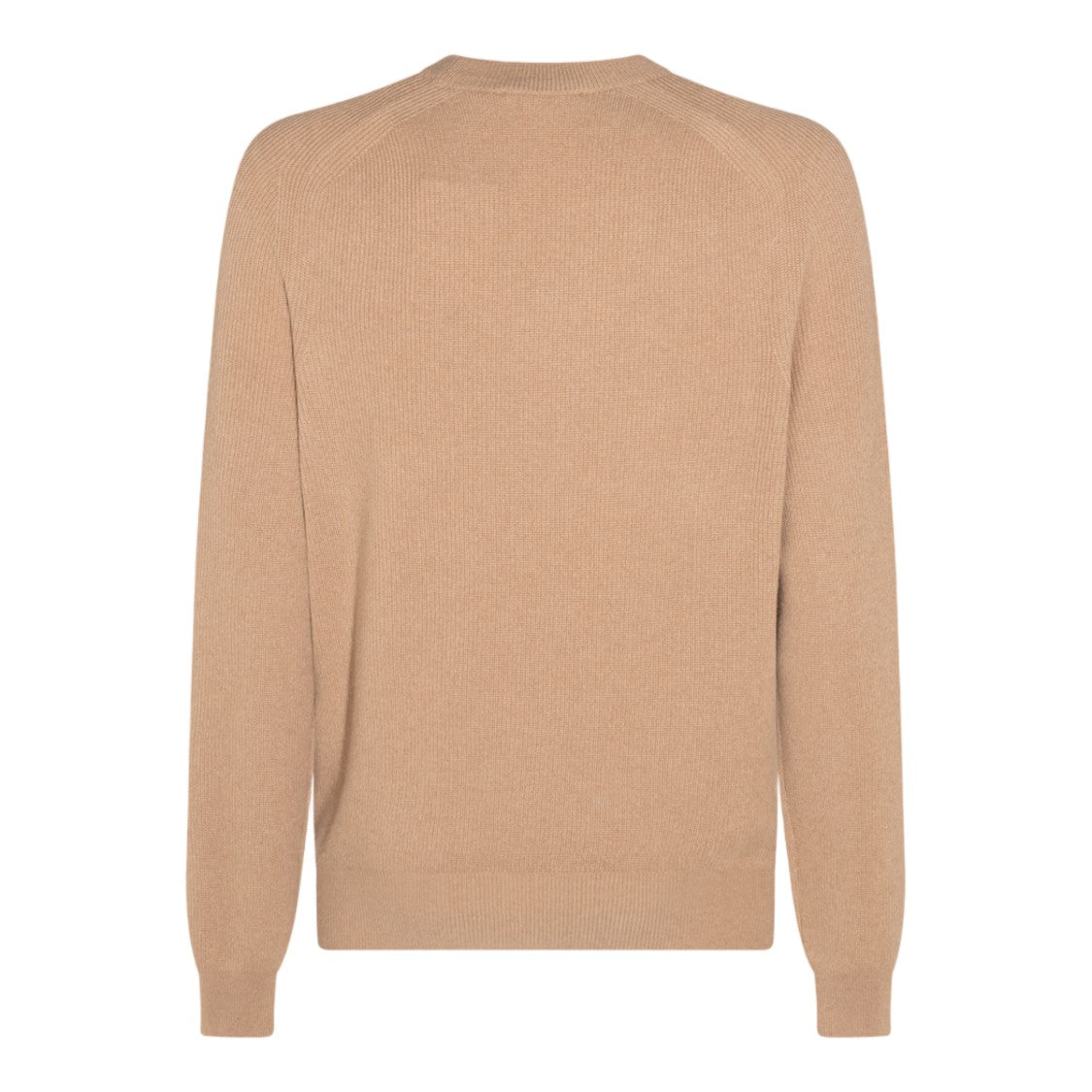 Malo Ribbed Knit Sweater With Classic Crew Neckline