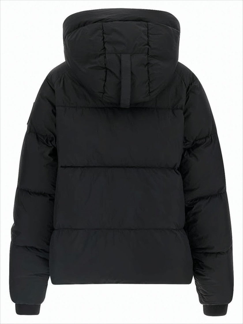 Canada Goose Quilted Padded Jacket With High Collar And Hood