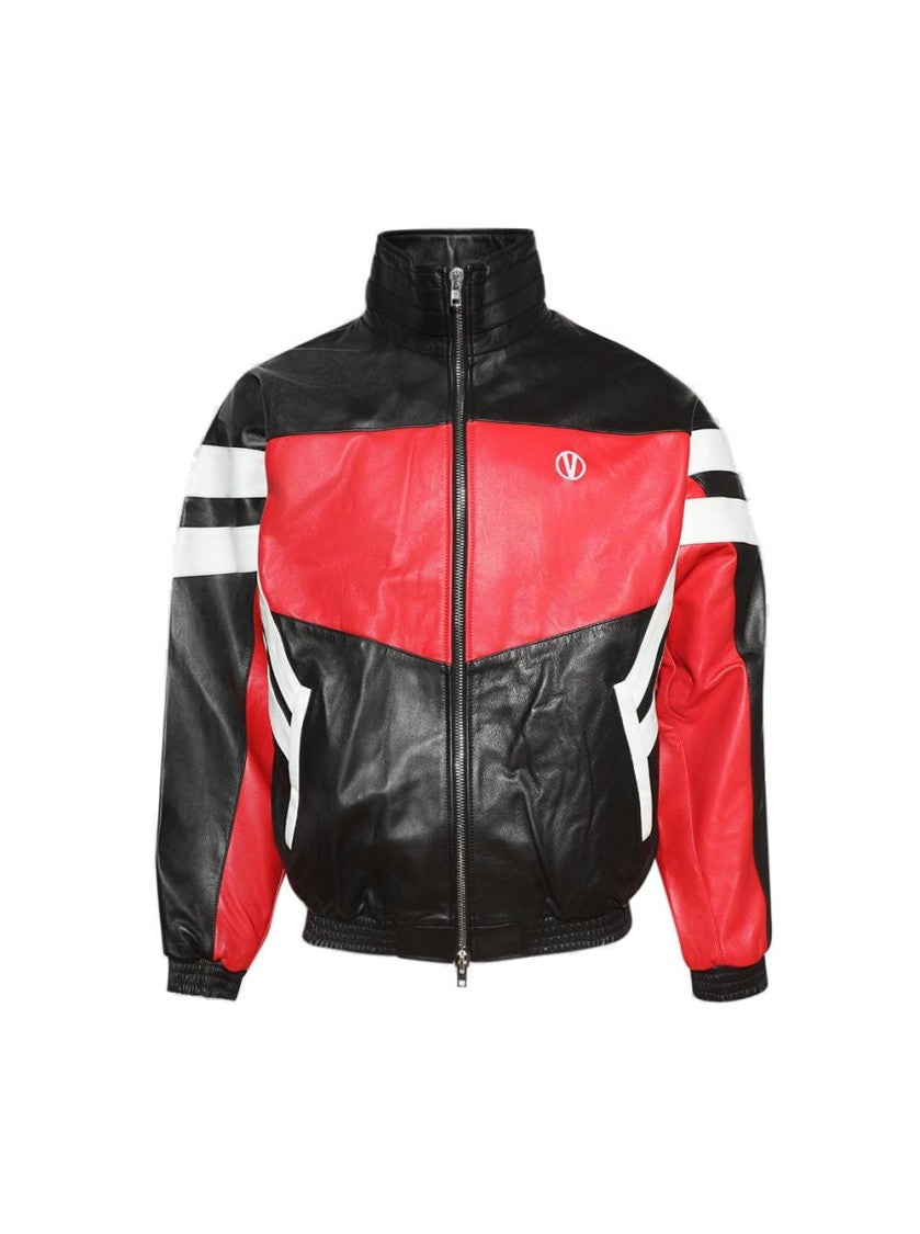Vetements Tracksuit Jacket Black And Red