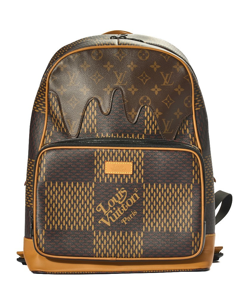 Louis Vuitton Louis Vuitto X Nig Campus Backpack Gm Damier Giant