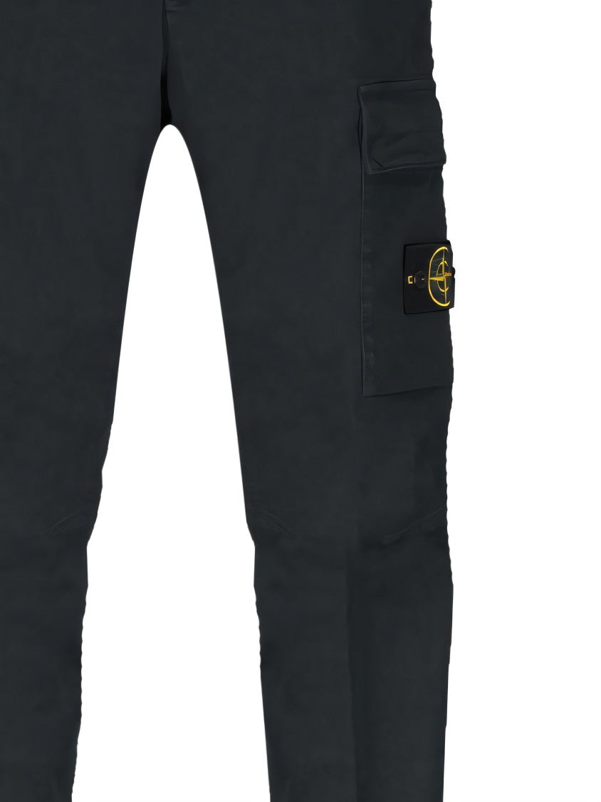Stone Island Straight-Fit Cargo Pants With Elastic Waistband