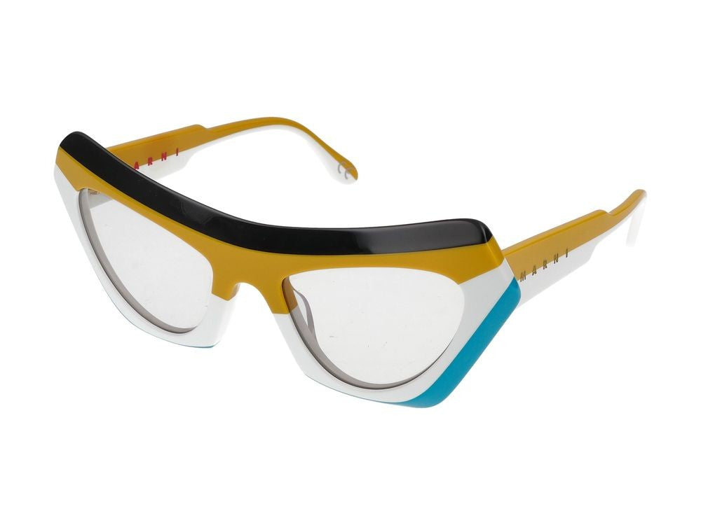 Marni Sunglasses Devil's Pool Stripes Turquoise Multicolor 56/22/145