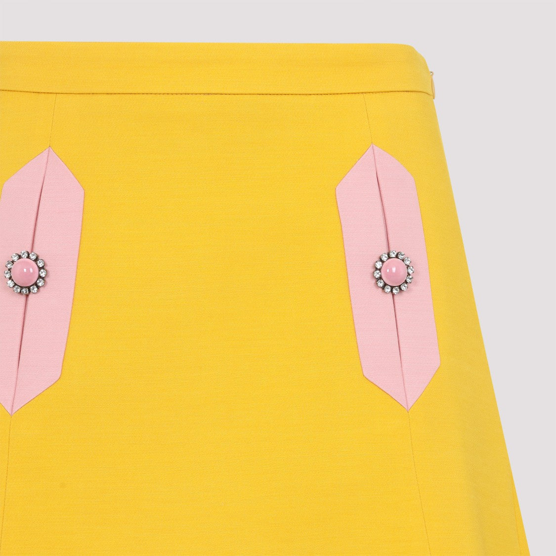Valentino A-Line Skirt In Vibrant Yellow
